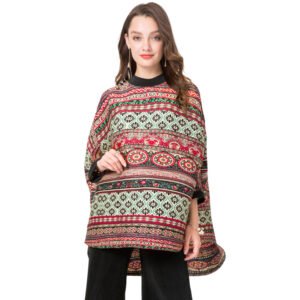 K90901 High Collar Bat Sleeve Top 2022 Jianing Women's Autumn New Collection Color blocked Top Temperament Commuter：圖片 6
