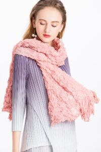 K81125 Gradient Color Set Jianing Fold Large Women's Wear：圖片 6