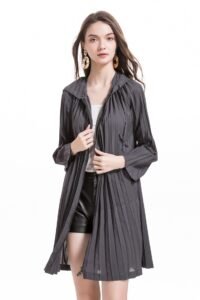 K91011 Hooded Strap Coat Autumn New Loose Large Women's Coat：圖片 2