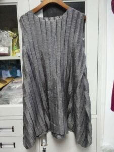 K90520 sleeveless vertical stripe top：圖片 4