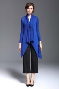 20162107 Fashion Spring and Autumn Hot New Product Slimming Irregular Shawl Short Coat Women's Clothing Wholesale：圖片 8
