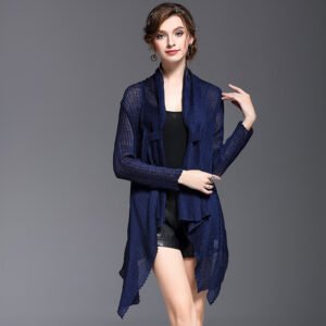 20162107 Fashion Spring and Autumn Hot New Product Slimming Irregular Shawl Short Coat Women's Clothing Wholesale