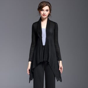 20162107 Fashion Spring and Autumn Hot New Product Slimming Irregular Shawl Short Coat Women's Clothing Wholesale：圖片 10