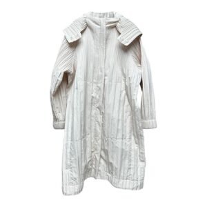 Cotton padded clothes Fashion pleats Sanzhai long coat Winter 2024 Autumn winter loose new casual cotton padded clothes keep warm China-Chic：圖片 8