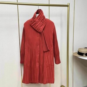 New cotton coat, winter scarf, medium to long length cotton coat, loose plus size, fashionable solid color, pleated jacket, stylish and thickened：圖片 4