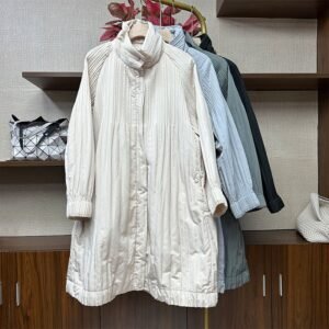Cotton Jacket, Three Houses Cotton Jacket, Women's Winter 2024 Medium to Long Style, New Folded Loose Coat, Warm, Fashionable, Casual, Foreign Trade：圖片 3