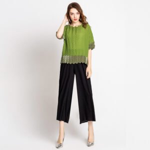 K80902 Jia Ning Original Three Dimensional Loose Large Women's Clothing Top Fashion High end Autumn Women's Clothing Wholesale：圖片 2