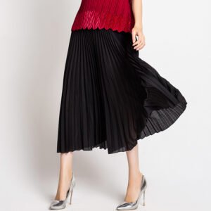 K80807 Jia Ning Original Design High Waist 100 Fold Wide Leg Pants Fashion High End Autumn Women's Large Casual Pants：圖片 6