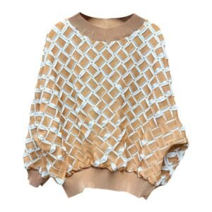 Ladies' autumn and winter hoodies, fashionable and versatile with lantern sleeves, round neck, original small fragrant style, temperament, covering the flesh, early autumn：圖片 7