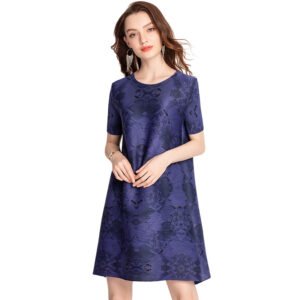 Miyake Pleated Ink Checkered Digital Dress Summer Jia Ning Pleated Jia Ning Dress Fresh, Sweet And Fashionable：圖片 4