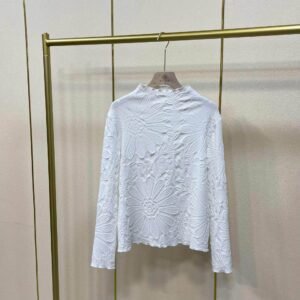 K220915 New Large Loose Fashion Versatile Bottom Shirt Sunflower Top Bottom Shirt：圖片 9