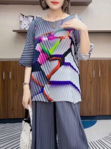 Summer loose fit slimming versatile fashionable three bedroom casual t-shirt versatile fashionable women's five sleeve top：圖片 6