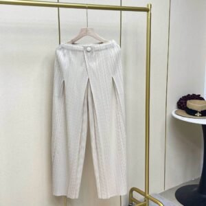 Simple autumn and winter solid color long style women's versatile casual one button wide leg pants, Japanese and Korean casual simple style straight leg pants：圖片 9