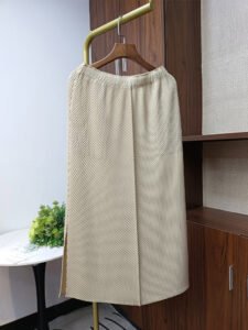 Summer slimming half skirt women's half skirt small fragrant style temperament internet famous high waist fashionable versatile slit mid length：圖片 8