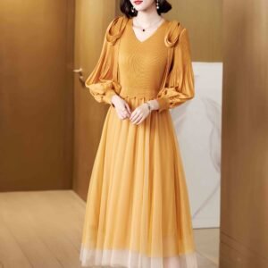 L229102 new loose and versatile artistic sweet shoulder strap mesh dress：圖片 10