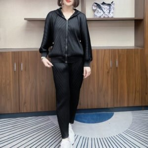 Autumn and winter zipper fashion set, new casual top two-piece set, hoodie pants, sports set, stylish and slimming：圖片 6