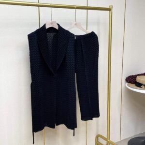 Jia Ning's new versatile, fashionable, and simple lapel set with a split and one button pineapple grid：圖片 7