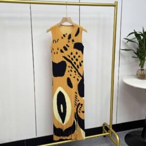K231223 Jia Ning new summer sleeveless long round neck dress with double floral tassel vest skirt：圖片 3