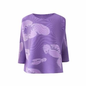 K221165 Jia Ning Fold Large Loose Butterfly Orchid Hot Diamond Top：圖片 9