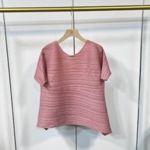 K221106 Summer Hot Loose Women's Round Neck Irregular Top Splicing Slant Top：圖片 7