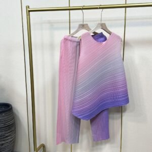 K221089 Jia Ning Fashion Versatile Slimming Gradually Changing Color Tank Top Set, Fresh and Sweet Hoodie：圖片 8