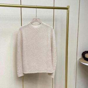 Jia Ning's new temperament round neck long sleeved base shirt with pleated sequin top, Japanese and Korean casual style, fashionable and versatile, loose fit：圖片 10