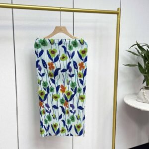 K231228 Jia Ning new mid to long half skirt, small yellow flower half skirt：圖片 7