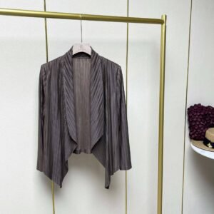 Jianing's new style temperament autumn and winter women's clothing simple lapel irregular jacket：圖片 8