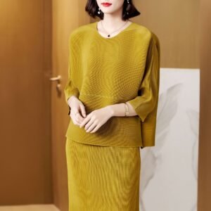 K221170 Jia Ning loose temperament short style high black stripe long sleeved top0：圖片 4