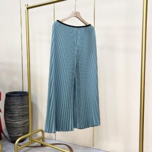 Versatile loose temperament elegant solid color simple organ wide leg pants Japanese and Korean casual style straight leg pants loose macaron：圖片 4