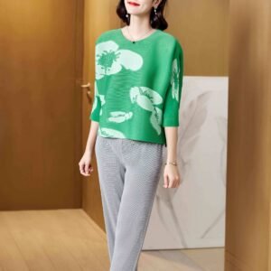 K221165 Jia Ning Fold Large Loose Butterfly Orchid Hot Diamond Top：圖片 8