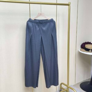 Simple autumn and winter solid color long style women's versatile casual one button wide leg pants, Japanese and Korean casual simple style straight leg pants：圖片 5