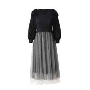 L229102 new loose and versatile artistic sweet shoulder strap mesh dress：圖片 6