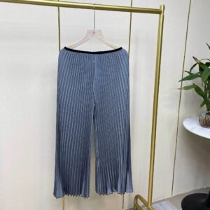 Versatile loose temperament elegant solid color simple organ wide leg pants Japanese and Korean casual style straight leg pants loose macaron：圖片 7