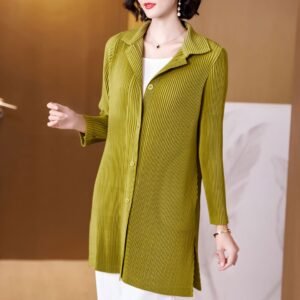 K221140 Jia Ning large toothpick medium long jacket：圖片 7