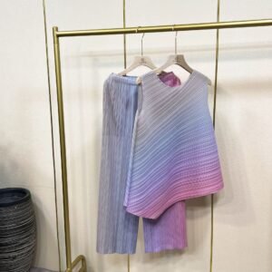 K221089 Jia Ning Fashion Versatile Slimming Gradually Changing Color Tank Top Set, Fresh and Sweet Hoodie：圖片 7