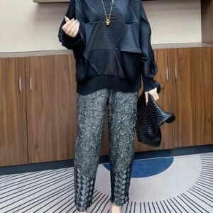 New loose and slimming pants with thirteen lines, casual temperament. 2024 loose pants with meat covering and versatile pencil pants