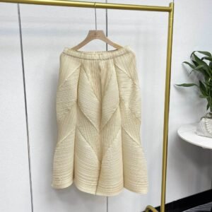 K231226 new loose and versatile fashionable mid to long irregular half skirt lantern half skirt：圖片 7