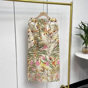 New printed women's versatile elastic band half skirt, bamboo leaf tassel half skirt, fresh and sweet countryside style half skirt：圖片 5