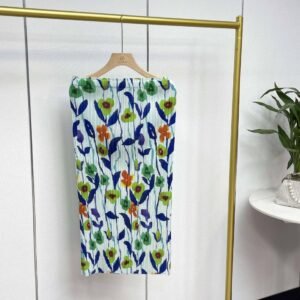 K231228 Jia Ning new mid to long half skirt, small yellow flower half skirt：圖片 5