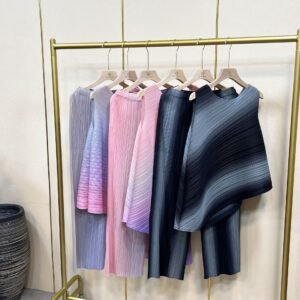 K221089 Jia Ning Fashion Versatile Slimming Gradually Changing Color Tank Top Set, Fresh and Sweet Hoodie