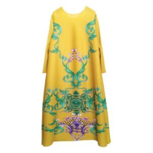 K0713994 New Loose Versatile China-Chic Vintage Court Flower Dress：圖片 8