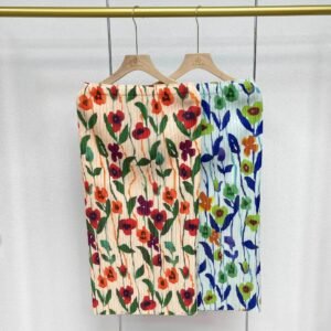 K231228 Jia Ning new mid to long half skirt, small yellow flower half skirt：圖片 6