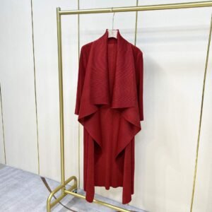 K221181 Jia Ning new loose and versatile long windbreaker jacket striped cardigan windbreaker artistic retro style：圖片 9
