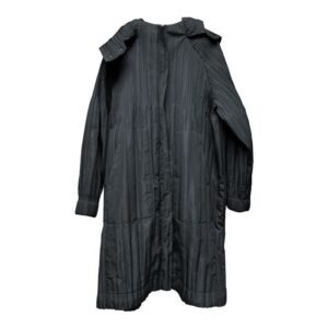 Cotton padded clothes Fashion pleats Sanzhai long coat Winter 2024 Autumn winter loose new casual cotton padded clothes keep warm China-Chic：圖片 9