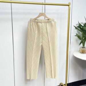 Jia Ning's new slimming and versatile loose elastic women's twill mid fold pants are loose, fashionable, elastic, and casual commuting style：圖片 5