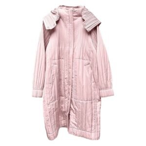 Cotton padded clothes Fashion pleats Sanzhai long coat Winter 2024 Autumn winter loose new casual cotton padded clothes keep warm China-Chic：圖片 10