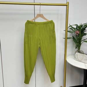 Casual pleated slimming pleated loose and versatile temperament, small leg pants with angular mesh explosive position pants, thin cut, high waist：圖片 4