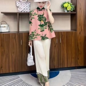 Jia Ning's new Chinese style button top with short sleeves and printed new style temperament, slanted collar, summer versatile, retro ethnic style stand up collar：圖片 7