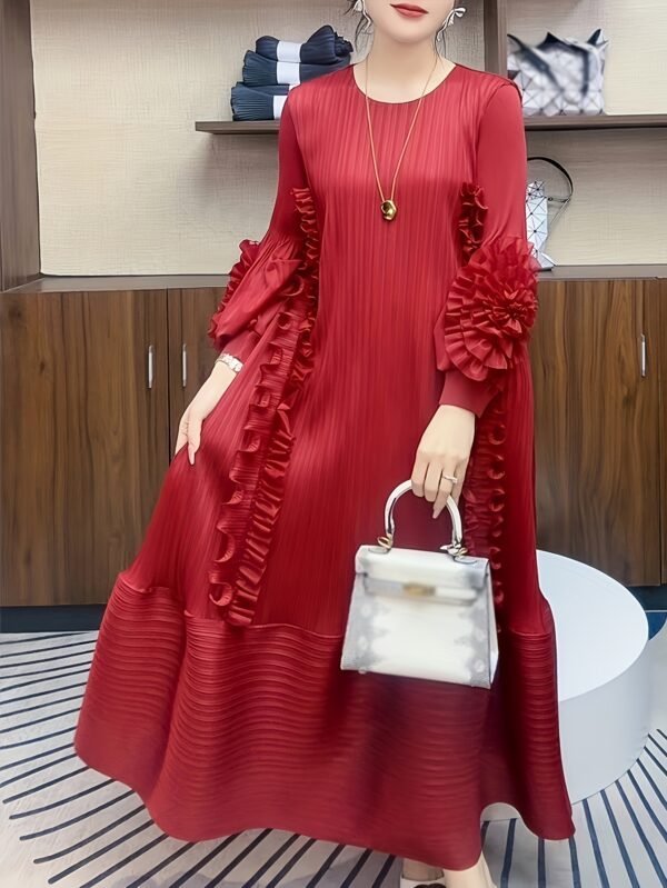 Middle Eastern Ramadan high-end skirts, long-sleeved slim and temperamental dresses, women's clothing